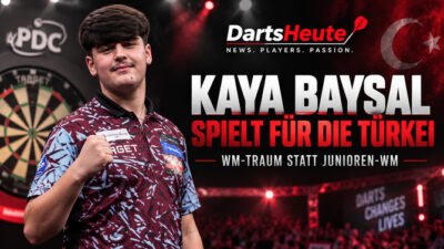 Kaya Baysal spielt künftig für die Türkei und will sich für die Darts WM 2027 qualifizieren.
