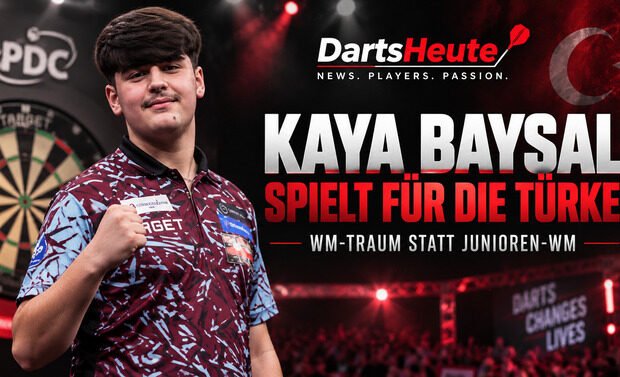 Kaya Baysal spielt künftig für die Türkei und will sich für die Darts WM 2027 qualifizieren.