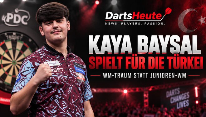 Kaya Baysal spielt künftig für die Türkei und will sich für die Darts WM 2027 qualifizieren.