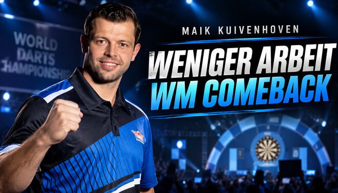 Maik Kuivenhoven reduziert seine Arbeitszeit und feiert sein Comeback bei der PDC Darts WM 2027.