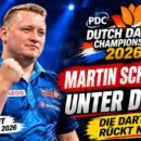 Martin Schindler kämpft bei der Dutch Darts Championship 2026 in Maastricht um die Qualifikation für die Darts EM.