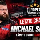 Michael Smith kämpft bei der Dutch Darts Championship 2026 um seine letzte Chance auf die Darts EM in Dortmund.