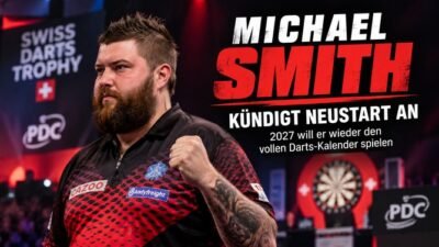 Michael Smith kündigt für 2027 einen Neustart auf der PDC Tour an