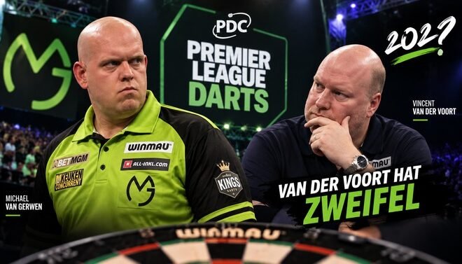 Michael van Gerwen und Vincent van der Voort zur Premier League Darts 2027