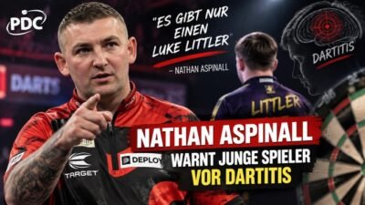 Nathan Aspinall warnt junge Spieler vor Dartitis und zu viel Druck durch Vergleiche mit Luke Littler