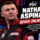Nathan Aspinall reagiert nach dem World Grand Prix auf Online-Hass