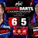 Niels Zonneveld besiegt Wessel Nijman bei der Dutch Darts Championship 2026 mit 6:5 und erreicht das Halbfinale in Maastricht.