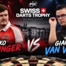Niko Springer gegen Gian van Veen bei der Swiss Darts Trophy 2026 in Basel