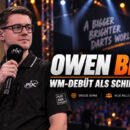 Owen Binks vor seinem Debüt als PDC-Schiedsrichter bei der Darts WM 2027 im Alexandra Palace.
