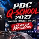 PDC Q-School 2027 in Kalkar und Milton Keynes mit Informationen zu Anmeldung, Terminen und Qualifikation für die PDC Tour Card.