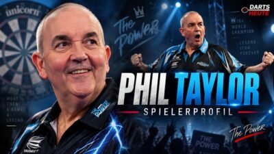 Phil Taylor beim Darts – Spielerprofil der Darts-Legende „The Power“