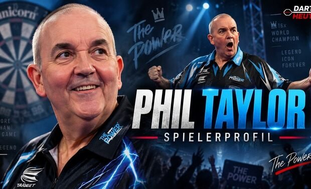 Phil Taylor beim Darts – Spielerprofil der Darts-Legende „The Power“