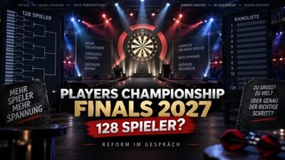 Players Championship Finals 2027 mit möglicher Erweiterung auf 128 Spieler