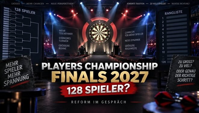 Players Championship Finals 2027 mit möglicher Erweiterung auf 128 Spieler