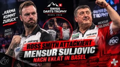 Ross Smith kritisiert Mensur Suljovic nach dem Eklat bei der Swiss Darts Trophy in Basel