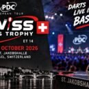 Swiss Darts Trophy 2026 vom 9. bis 11. Oktober in Basel