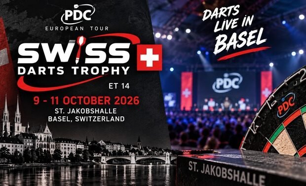 Swiss Darts Trophy 2026 vom 9. bis 11. Oktober in Basel
