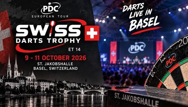Swiss Darts Trophy 2026 vom 9. bis 11. Oktober in Basel