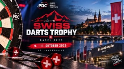 Swiss Darts Trophy 2026 vom 9. bis 11. Oktober in Basel