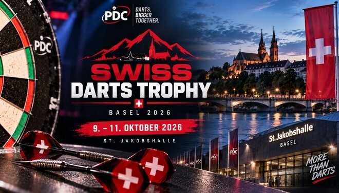 Swiss Darts Trophy 2026 vom 9. bis 11. Oktober in Basel