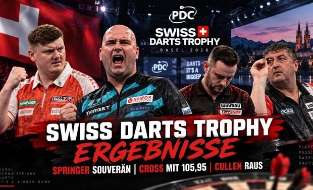 Swiss Darts Trophy Ergebnisse vom 9. Oktober 2026 in Basel