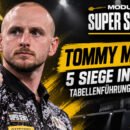 Tommy Morris gewinnt fünf Spiele in Folge bei der MODUS Super Series 2026 und baut seine Tabellenführung aus.