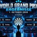 World Grand Prix Ergebnisse vom 1. Oktober 2026 mit allen Achtelfinal Resultaten