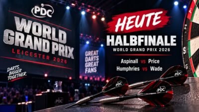 World Grand Prix Halbfinale am 3. Oktober 2026 in Leicester
