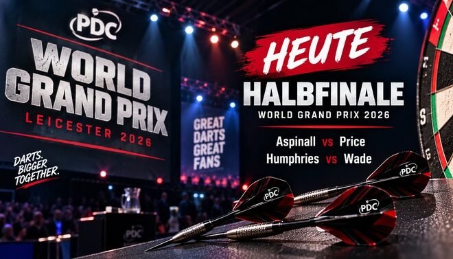 World Grand Prix Halbfinale am 3. Oktober 2026 in Leicester